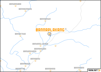 map of Ban Na Pla Kang