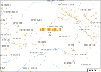 map of Ban Nasala