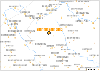 map of Ban Nasamông