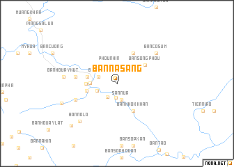 map of Ban Nasang