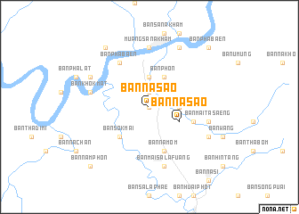 map of Ban Na Sao