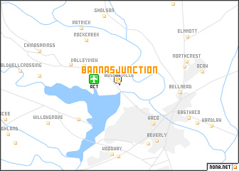 map of Bannas Junction