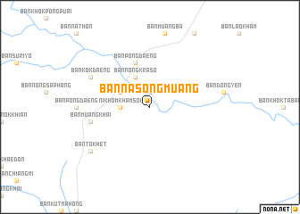 map of Ban Na Song Muang
