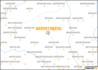 map of Ban Natabèng