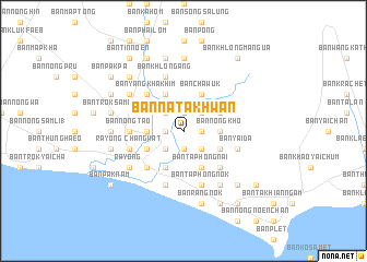 map of Ban Na Ta Khwan