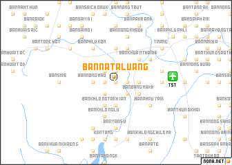 map of Ban Na Ta Luang