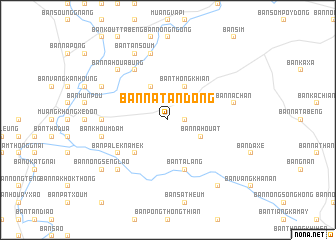 map of Ban Natandông