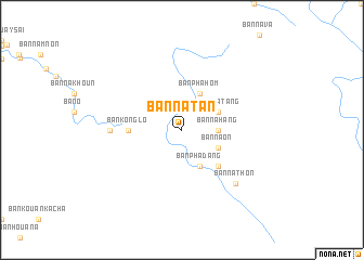 map of Ban Natan