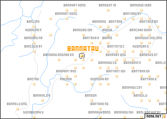 map of Bản Natau