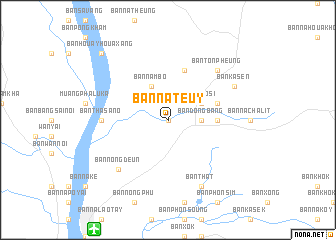 map of Ban Nateuy