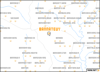 map of Ban Nateuy