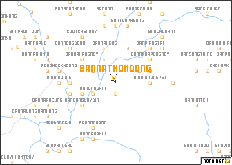 map of Ban Nathôm Dông