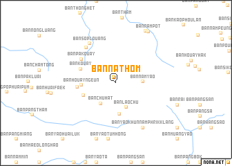 map of Ban Nathôm