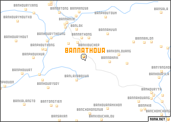 map of Ban Nathoua