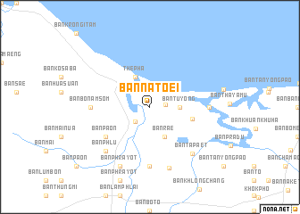 map of Ban Na Toei
