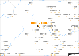 map of Bản Na Tone