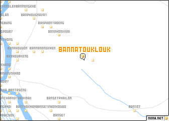 map of Ban Natouk-Louk