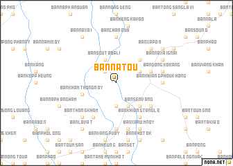 map of Ban Natou