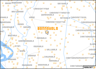 map of Bannāwāla
