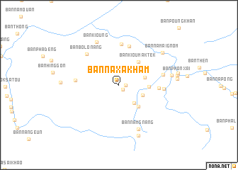 map of Ban Naxakham