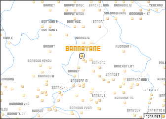 map of Ban Na Yane