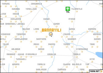 map of Bannayili