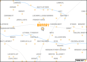 map of Bannay