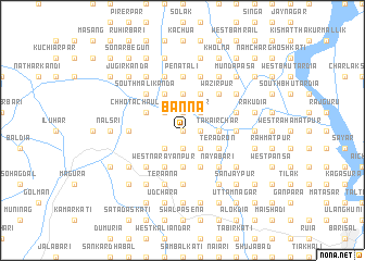 map of Bānna