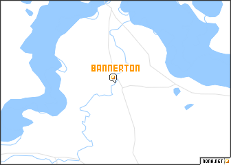 map of Bannerton