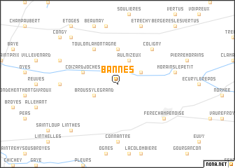 map of Bannes