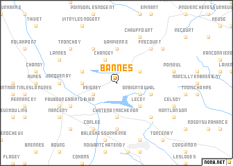 map of Bannes