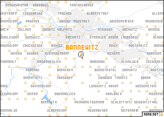 map of Bannewitz