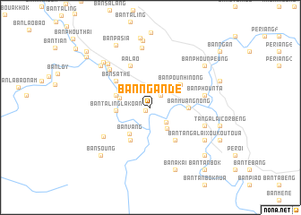 map of Ban Ngandé