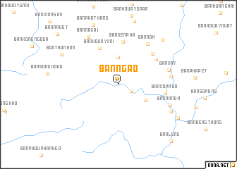 map of Ban Ngao