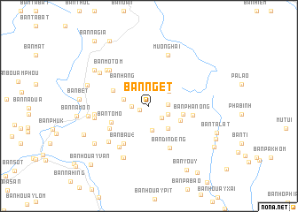 map of Ban Ngét