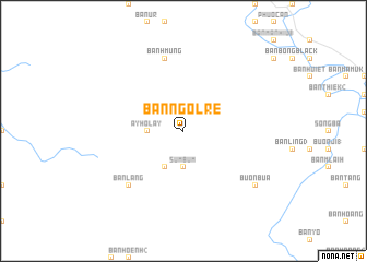 map of Ban Ngol Ré