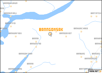 map of Ban Ngom Sak