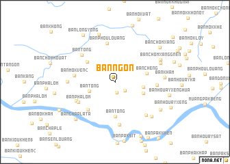 map of Ban Ngon