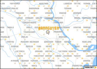 map of Bản Nguyen