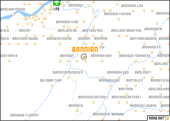 map of Ban Nian