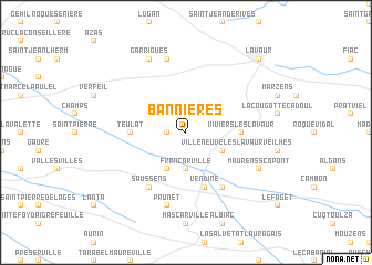 map of Bannières