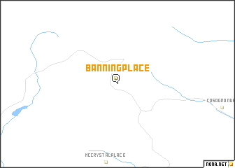 map of Banning Place