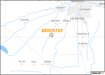 map of Bannister