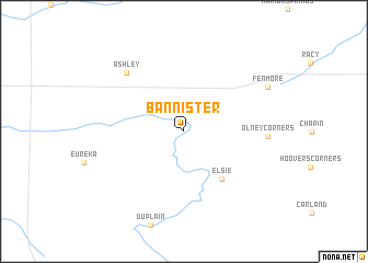 map of Bannister