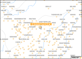 map of Bann na Mohra