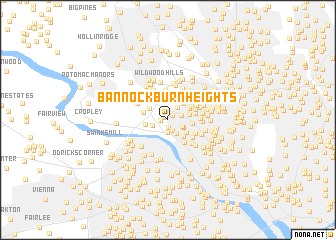 map of Bannockburn Heights
