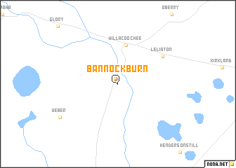 map of Bannockburn