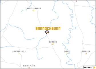 map of Bannockburn
