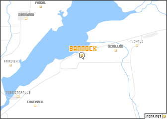 map of Bannock