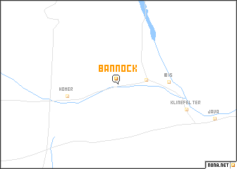 map of Bannock